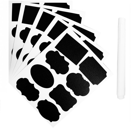 Chalk labels with - chalk,