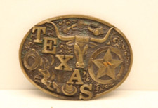 Belt Buckle Metal Theme " Texas " - New