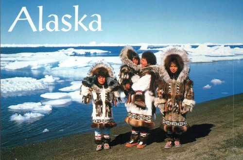 Eskimo mother girls in - eskimo,