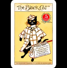 Vintage Cat Metal Sign 8x12