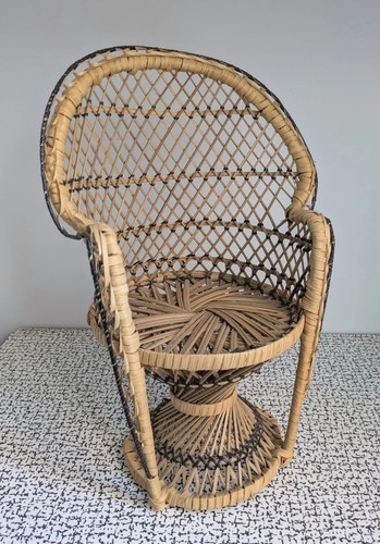 70s 80s vintage wicker - vintage, 14"