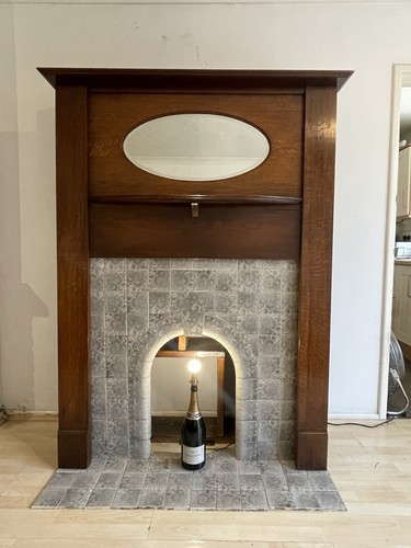 Edwardian fireplace surround - edwardian,