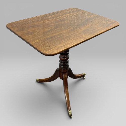 Antique regency mahogany tilt - mahogany,