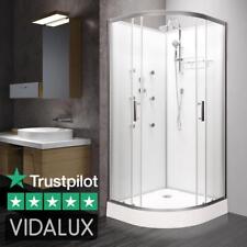 Vidalux 800 x 800 Shower Cabin White SS78 Fast build Enclosure No Leaks