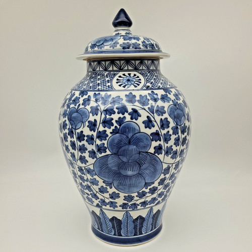 Vintage asian blue white - vintage,
