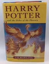 Harry Potter And The Order Of The Phoenix, rare First Edition with Ink Error 