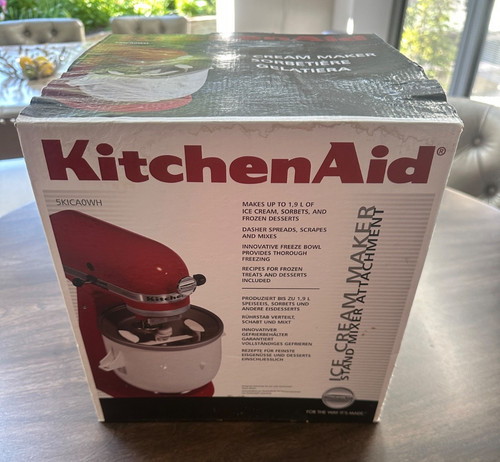 Kitchenaid ice cream maker - cream,