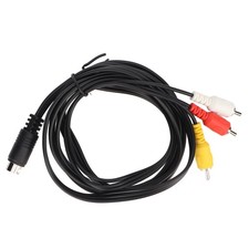 Mini DIN 9 Pin To 3 Cable Male