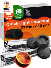30 Premium 33Mm Charcoal Discs