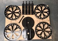 Heavy duty shepherds hut chassis, wheels, axles and turntable. Full kit