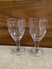 IKEA RATTVIK chunky stem 18cm tall large wine / water/ beer glasses x 2
