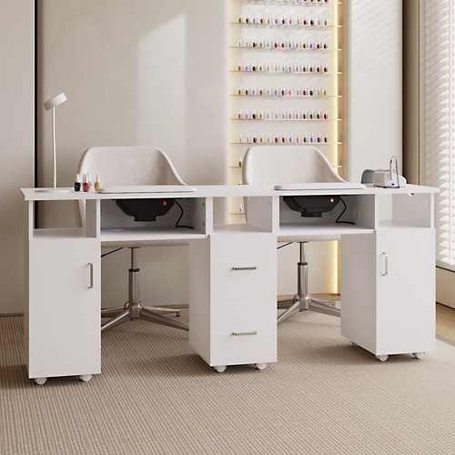 Double pro manicure table - double,
