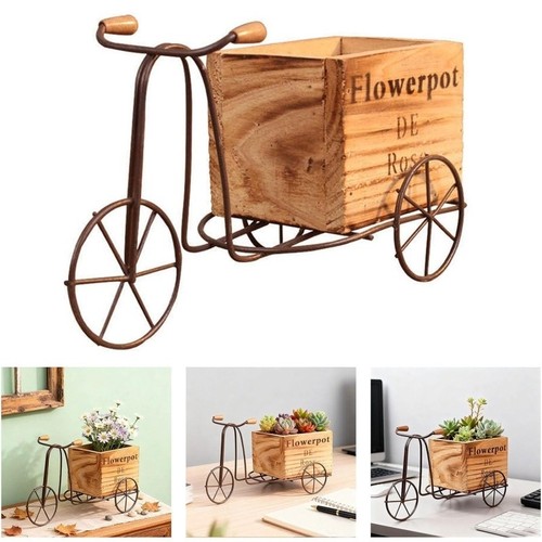 Metal tricycle shaped - tricycle, planter