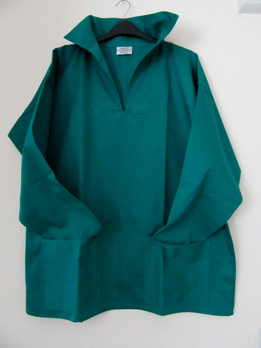 New fisherman neck - v, smock