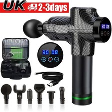 Massage Gun 6 Heads Deep Tissue Handheld Percussion Muscle Percussion Massager