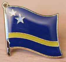CURACAO Netherlands Antilles Dutch Island Country Flag Metal Lapel Pin Badge