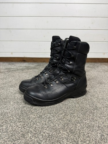 Altberg black leather combat - altberg,