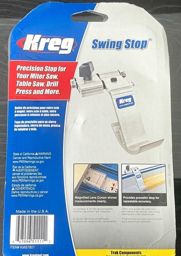 Kreg swing stop precision - stop,