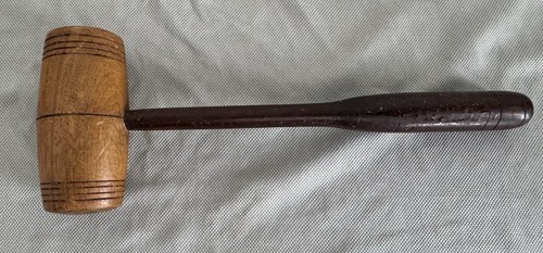 Vintage hand turned wooden - turned,