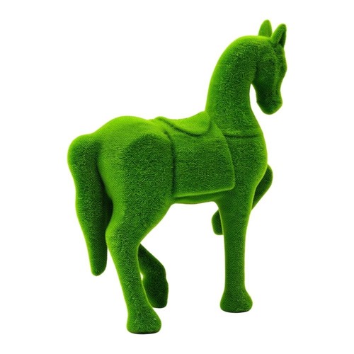 Garden horse statue with - statue,