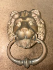 Vintage Solid Brass Lions Head