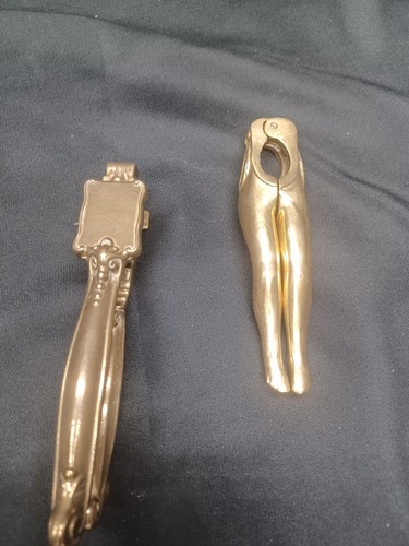Pair vintage peerage brass - of,