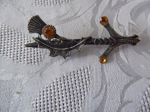 Vintage thistle brooch approx - vintage,