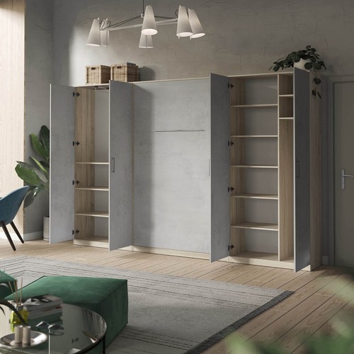 Smartbett wall unit set with - wall,