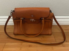 Pratesi Handbag Baratti in Vegetable Dyed Italian Leather - Cognac