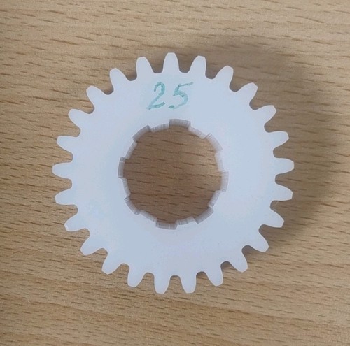 25t delrin change gear - change, to