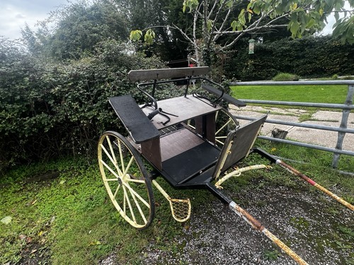 Horse drawn wheeled - wheeled, cart