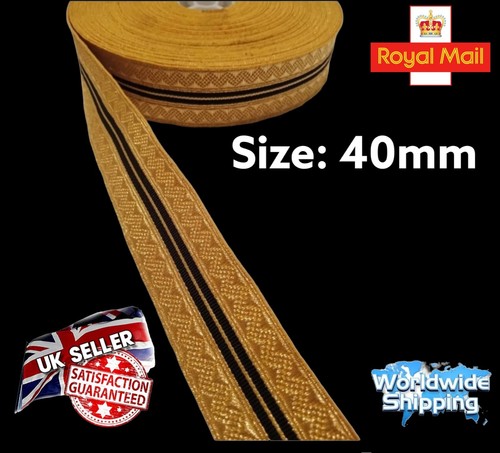 Mylar braid gold - mylar, trim"size