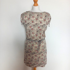 Sessun S UK 8 10 Heloise Floral Print Short Mini Day Dress Casual