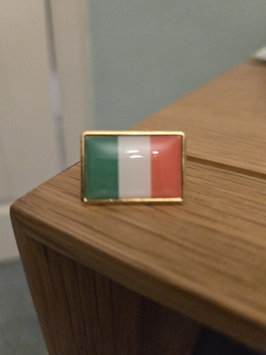 Irish tricolour flag pin - , badge