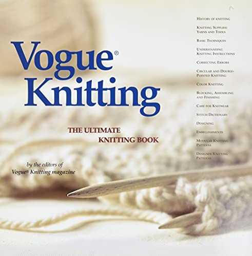 Vogue knitting the ultimate - "vogue,