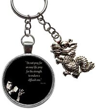 bruce lee figure keyring enter