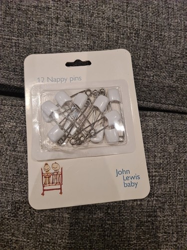John lewis nappy pins - john, 12