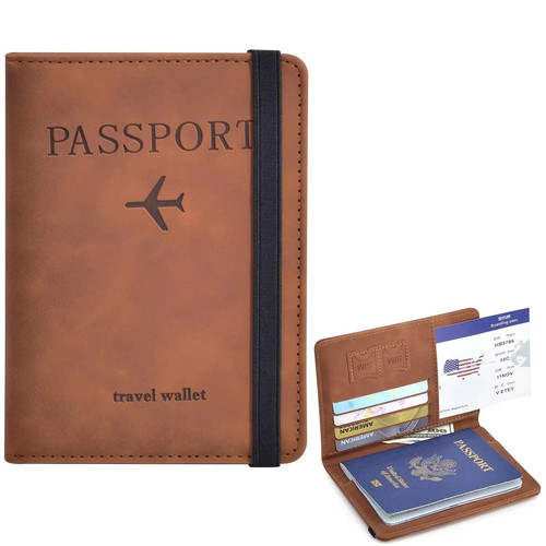 Rfid passport holder travel - passport,