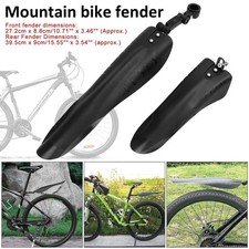 2x Cycling MTB Mudguard Mud Guard Mountain Bike Bicycle Fender Front Rear Tyre