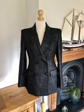 Zara Black Shimmer Faux