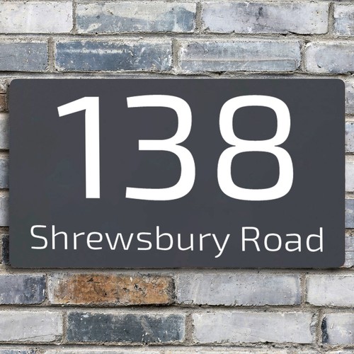 House number plaques - number,