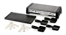 Raclette Stone Grill Stainless Steel 8 Person 1200w DO9189G DOMO - New Boxed