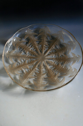 Rene lalique pissenlit glass - lalique,