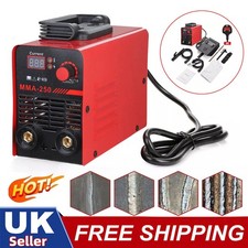 UK Mini Portable ARC MMA‑250 Amp IGBT Inverter Welder Electric Welding Machine