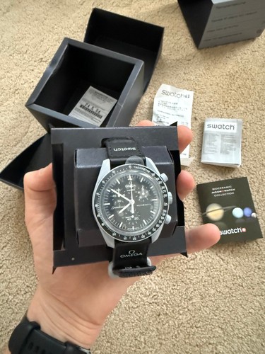 Omega swatch speedmaster - x,