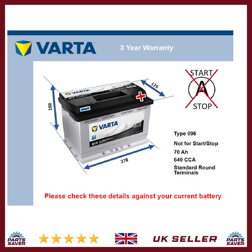 Battery fits mercedes a150 - battery,