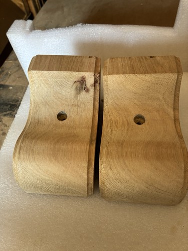 Pair solid handmade - of, oak