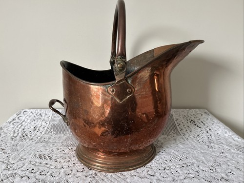 Victorian copper helmet coal - victorian,