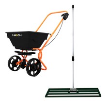 Lawn Leveller & Rotary Spreader Gritter Fertiliser Garden