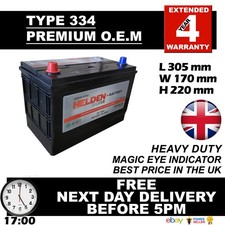 250 334 Car battery Heavy Duty